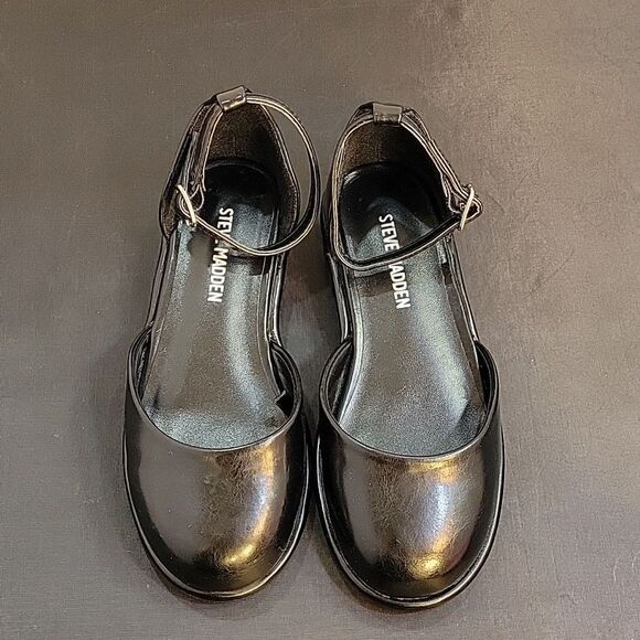 BRAND NEW STEVE MADDEN JKLAIR D'ORSAY ADJUSTABLE BUCKLE ANKLE STRAP FLAT… - Picture 2 of 15